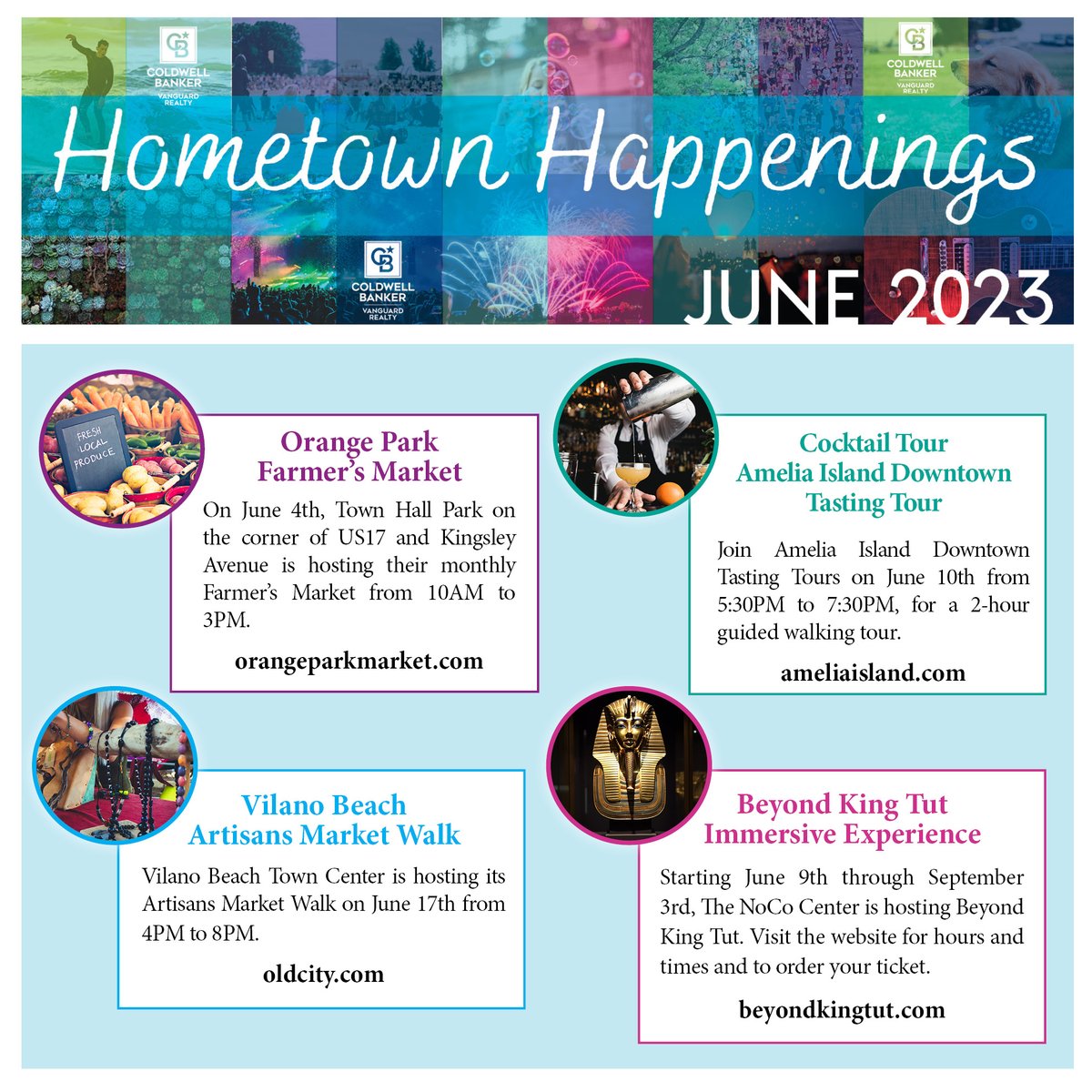 Hometown Happenings for June!

#hammondfamilygroup #hometownhappenings #northeastflorida