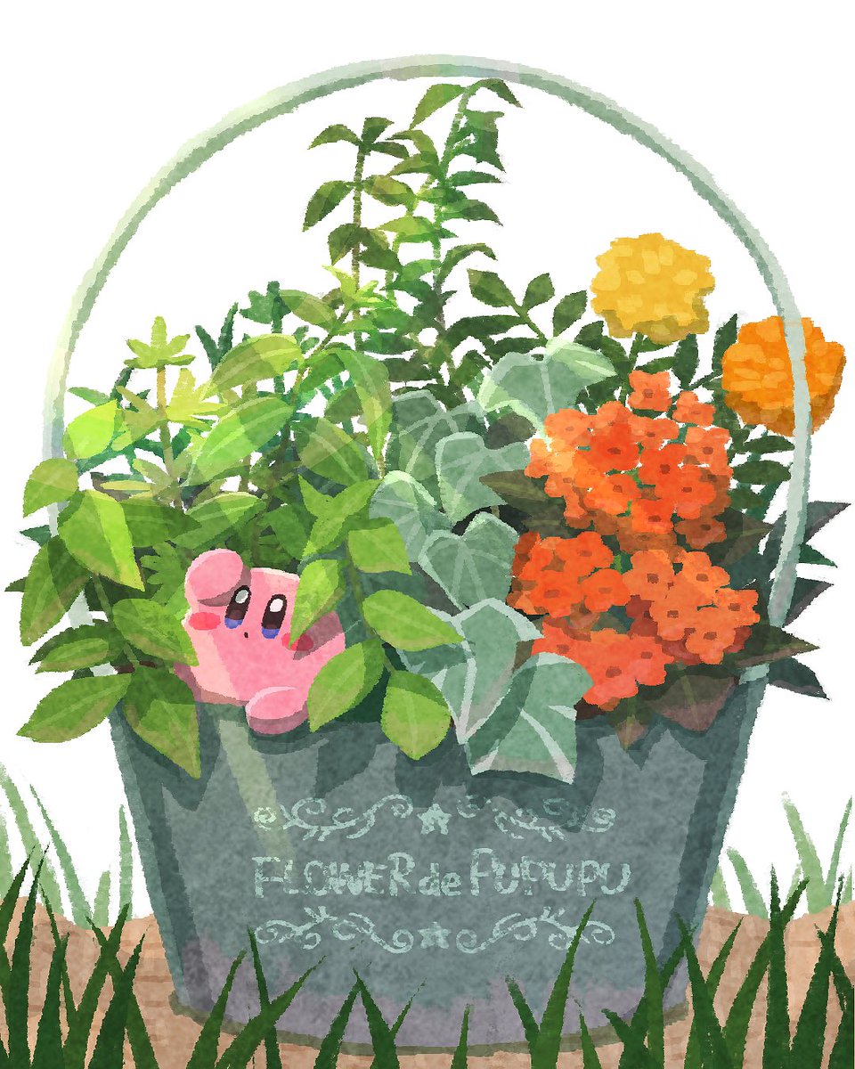 カービィ 「container garden」|あらもん@カービィのイラスト