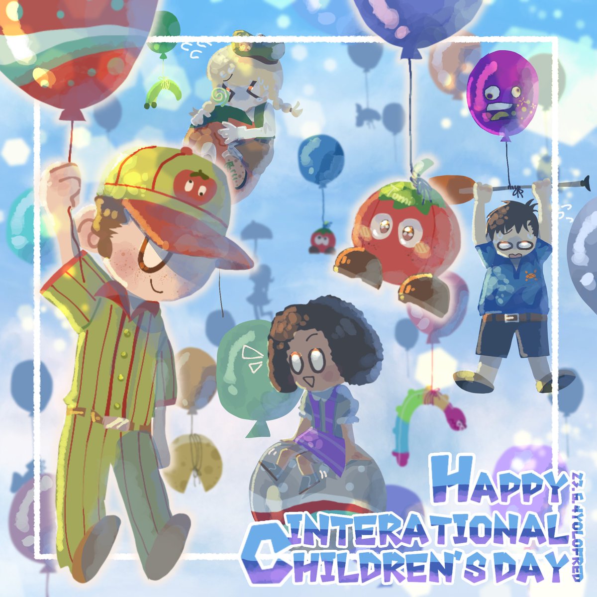 Happy Late International Children's Day
#childrensday #papalouie #papalouiefanart