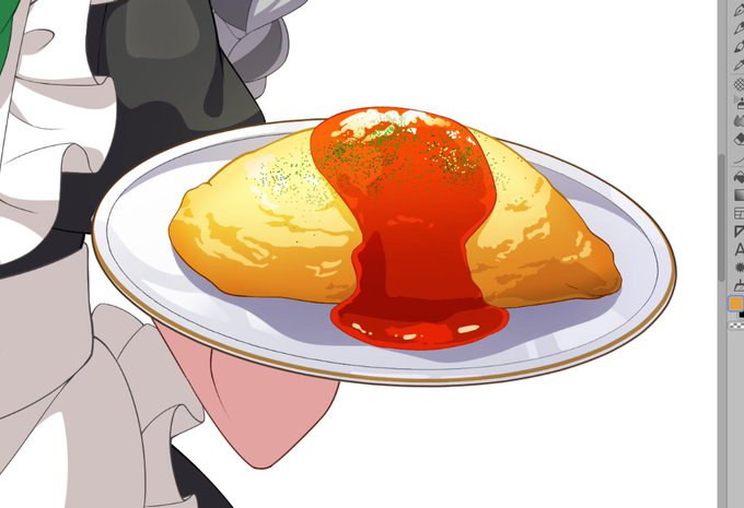 「black dress omurice」 illustration images(Latest)