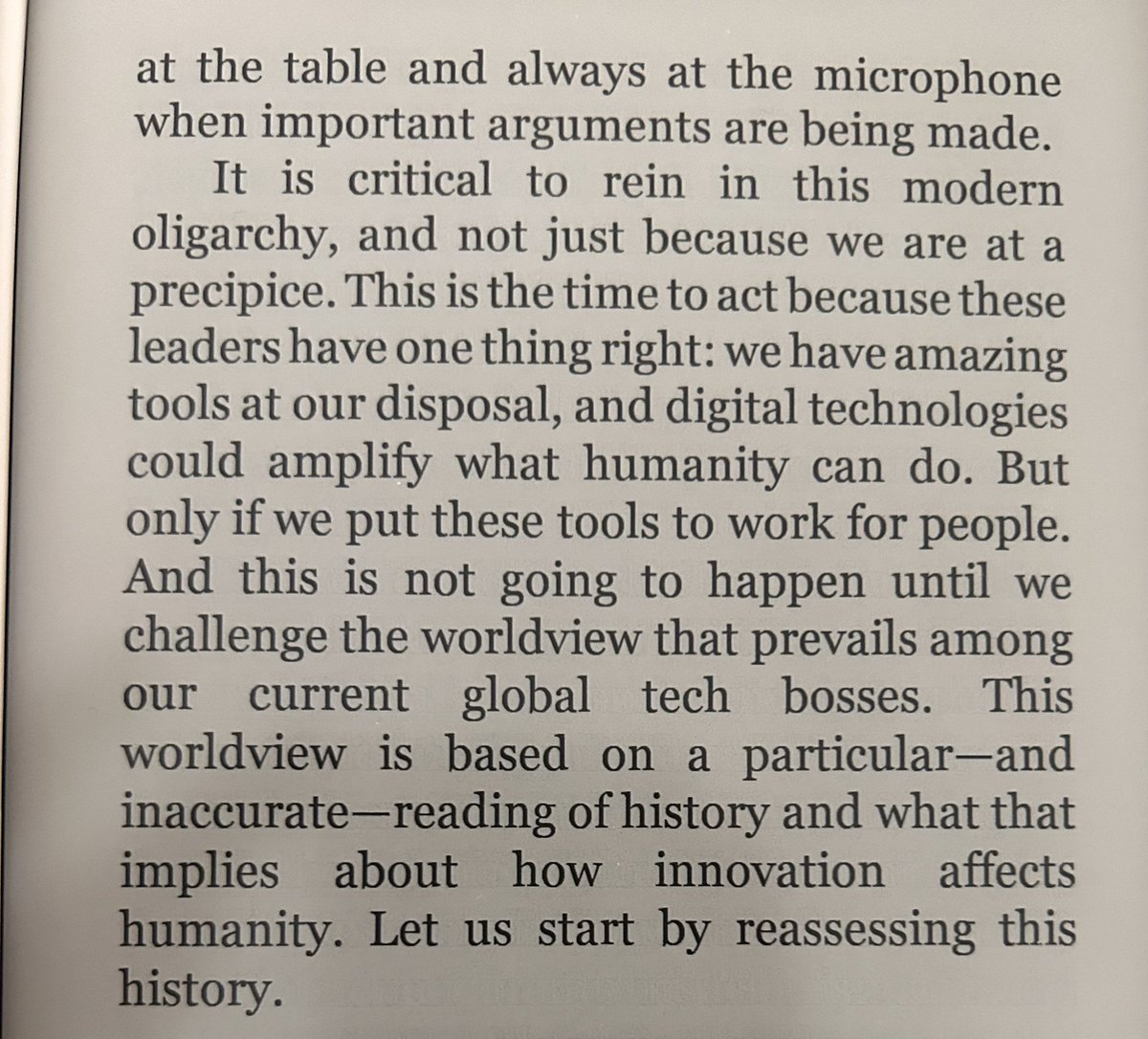 With #PowerandProgress, @DAcemogluMIT &Johnson have come up with useful discourse on the need for leveraging tech enabled progress for shared prosperity.Full of instructive anecdotes & cross sectoral evidence, the book is good read on balancing tech esp AI v/s equitable progress.