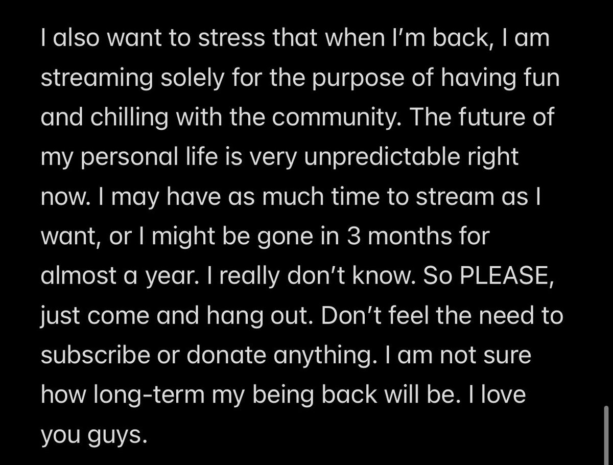 TLDR: No more mineqwaf but streams return soon