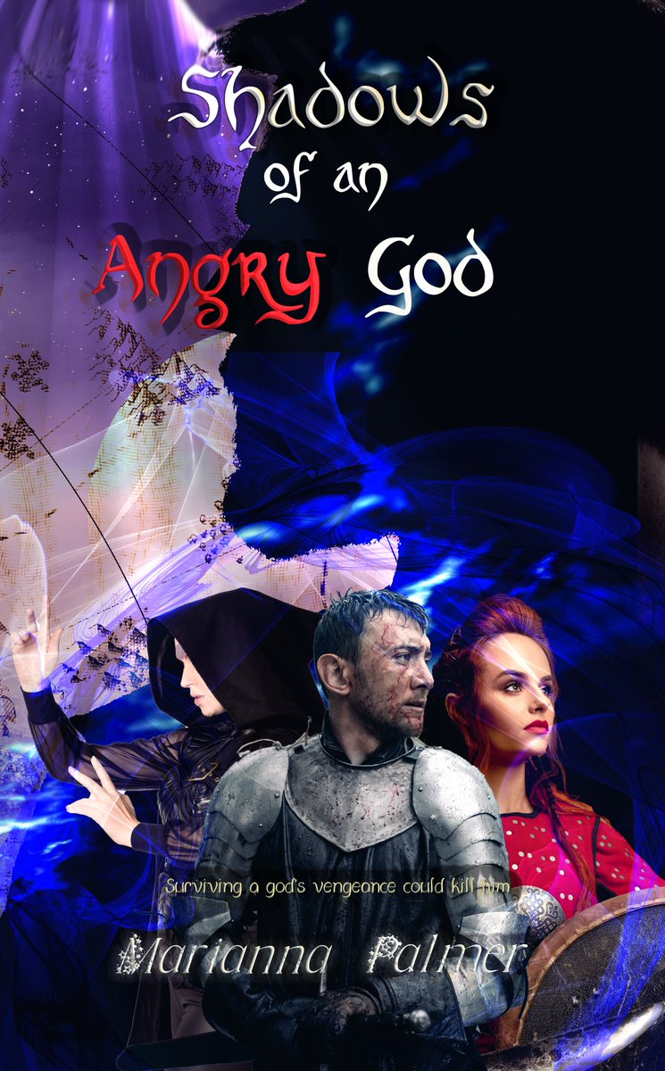 Here is my cover for Shadows of an Angry God!! Coming June 15th! Surviving a god's vengeance could kill him. #Fantasy #indieauthor #selfpromo