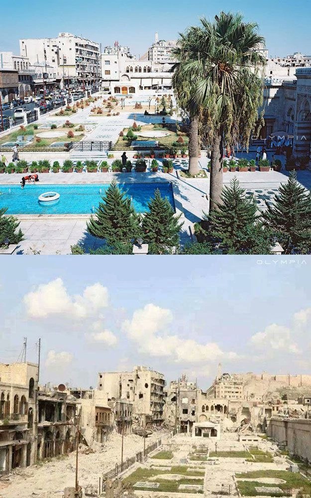 Neznakomaya 🇷🇺 on Twitter "This Syria before and after the war. That's