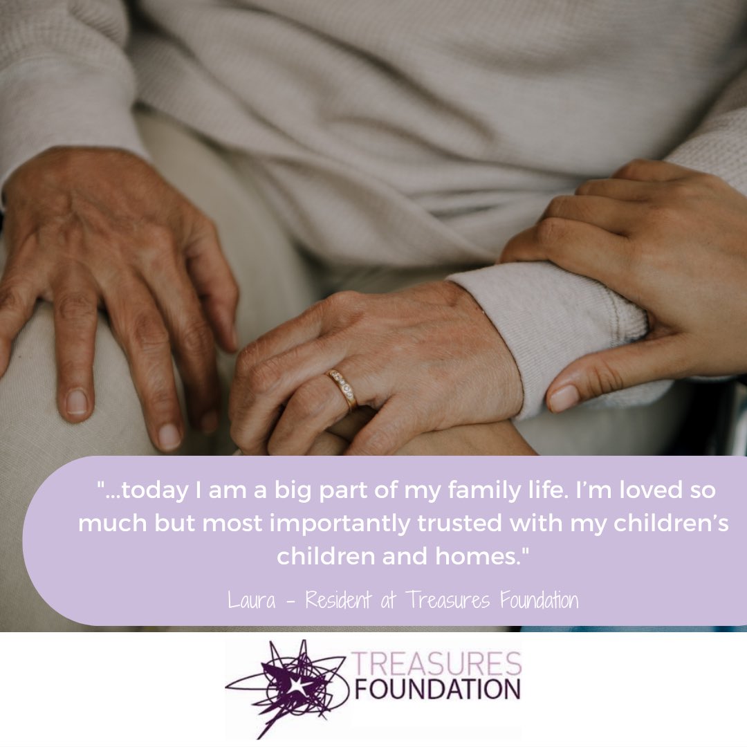 Treasures Foundation provides tailored support to help women go on to lead full and meaningful lives, often rebuilding their relationships with loved ones 💜