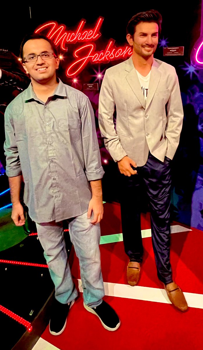 anuragsinha1992's tweet photo. At the Bihar Wax Museum,

With the ever glowing shining star @itsSSR #SushantSinghRajput #JusticForSSR

The Pride of Bihar.

He looks alive and glowing here https://t.co/jzUKsMoRvf