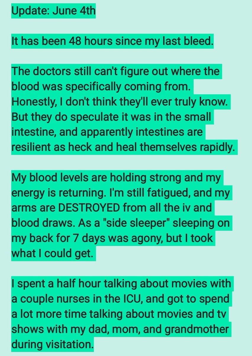 OfficiallyLTTP's tweet photo. This update is a long one, but that's probably a good sign because I was actually able to write it. - Robert https://t.co/DD9twmPxAE