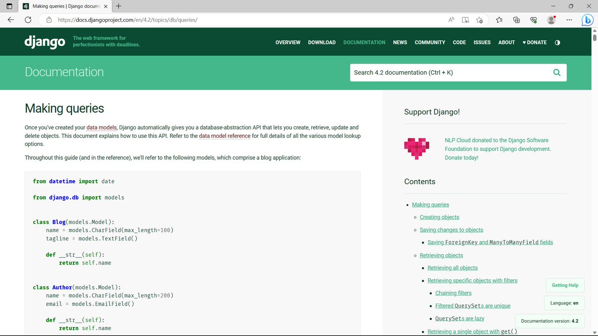 GosuCDR's tweet photo. Today I started learning from the django documentation, feeling kinda overwhelmed with all the information 😅
#LearningWithLeapfrog #60DaysOfLearning2023 #LSPPD4 https://t.co/jPjCllXx2c