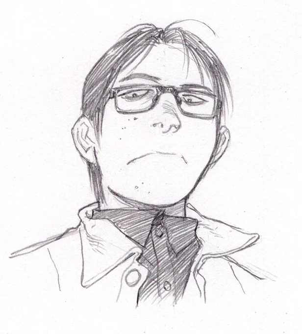 self portrait in Otomo's style