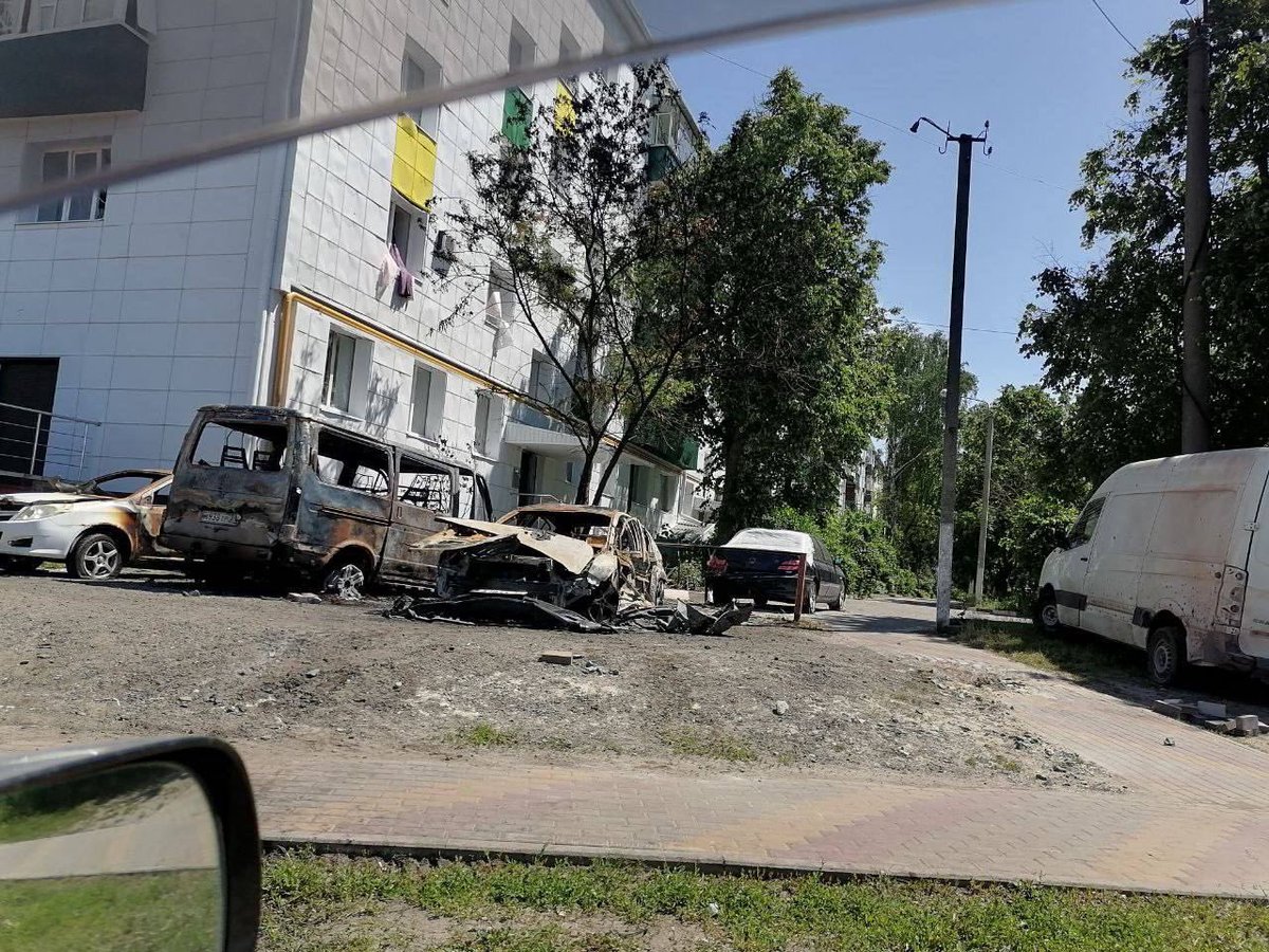 RU army style. Shebekino, Belgorod region today.