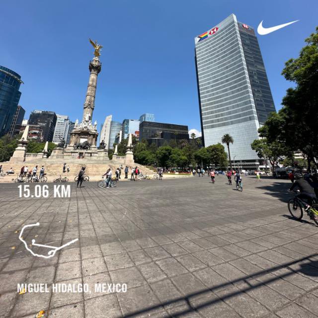 Ran 15.06 kilometers with Nike⁠ Run Club #JustDoIt #runhappy #RunOscarRun #CDMX #instarun #run #instarunners #Mexico #MexicoCity #15km #instaCDMX @instacdmx #EXATECrun #clubEXATECrunning #sundayrunday @instarunmx #ToRunIsToLive