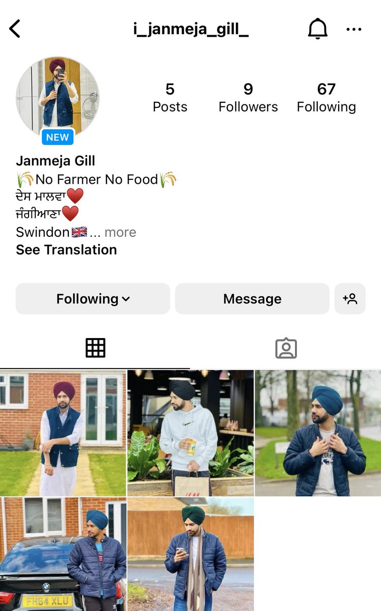 iamgurparvesh66's tweet photo. #Attention #Alert 🚨 

One #Request to My #Twitter #Friends

Somebody Has Made a #FakeAcc on Name of My Cousin on #Instagram

@CyberCrimePbInd @Cyberdost Block This Account

Kindly #Report and #Block🙏🏻🙏🏻

👉🏻@ i_janmeja_gill_

This #Fake User is #Demanding #Money from everyone https://t.co/bYCxE5oIxm