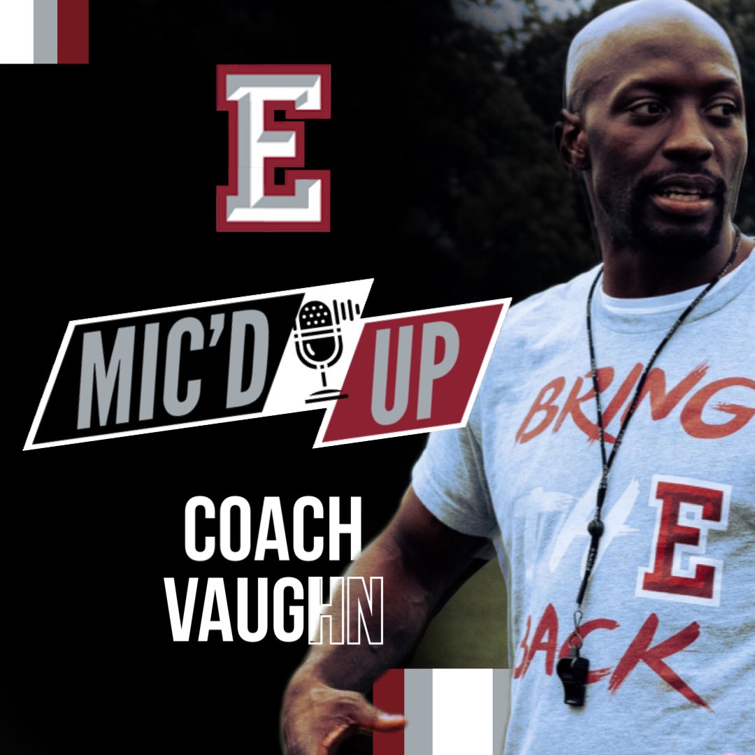 EastMustangsFB's tweet photo. Our leader was Mic’d up ahead of our first team 7on7 and OL/DL camp at OleMiss.
#BTEB https://t.co/zDWVsrP4xu