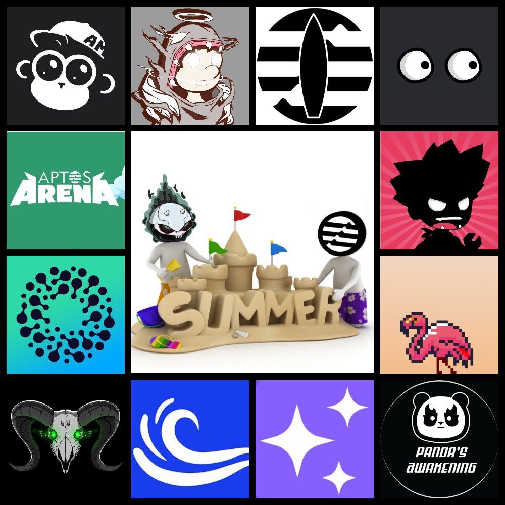 APTOS SUMMER IS HERE      
 
NFT, Games,DeFi projects ,marketplaces 
(#Aptos Summer)

<a href="/AptosMonkeys/">Aptos Monkeys | ACT II</a>

@loar_apt 

@MoveBoardsNFT

<a href="/AptosCreature/">Aptos Creature</a>

<a href="/MavrikOG/">MAVRIK</a>

<a href="/Aptomingos/">Aptomingos</a>

<a href="/PandasAwakening/">The Panda's Awakening (Minting 🔜)</a>

<a href="/STARSPACEio/">STARSPACE✨</a>

<a href="/TsunamiFinance_/">TsunamiX 🌊</a>

<a href="/BoneShamansNFT/">Bone Shamans | Into the Nether</a>

@BAPT_LABS

<a href="/PlayAptosArena/">Aptos Arena</a>

Who else ? ⬇️