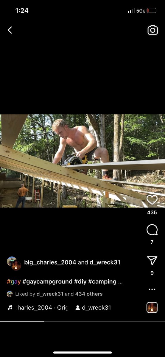 obsessed with this guy on Instagram building a gays campground from scratch in rural Arkansas