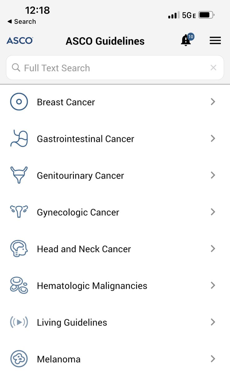Hey #ASCO2023 - did you know there is an APP for easy access for ASCO Guidelines. Access evidence-based guidelines for cancer-directed and supportive care!
