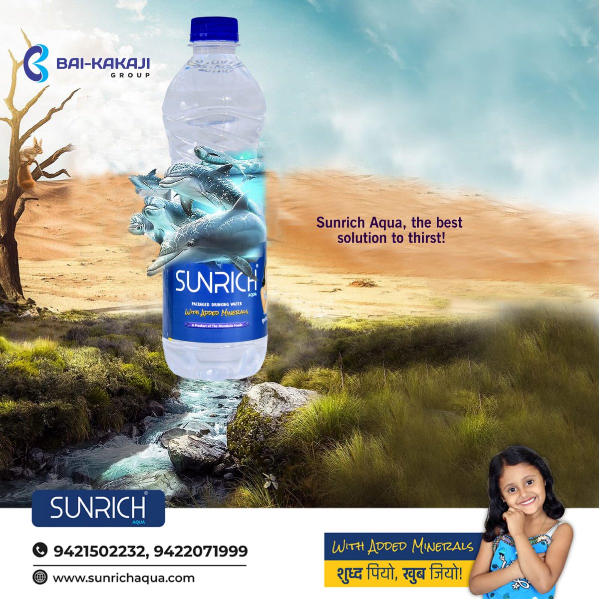 What will quench your thirst in the best possible way? Pure water, right? So, don't wait & buy a pack!
.
.
#sunrichaqua #packageddrinkingwater #mineralwater #bestdrinkingwater #drinkpure #livemore #trusterwater #goodhealth #latur #baikakajigroup