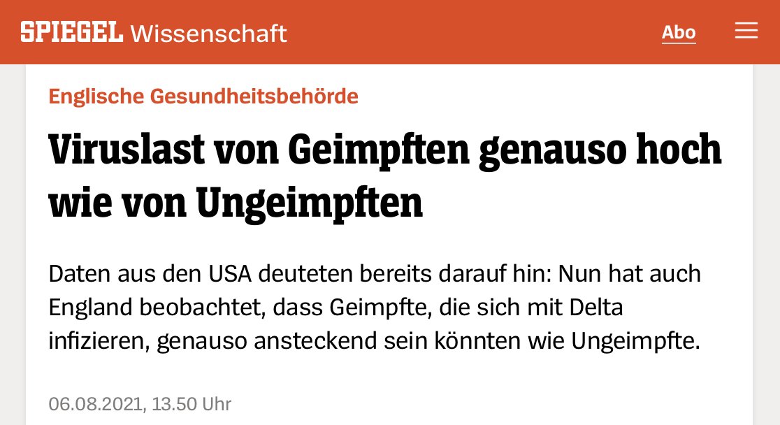 @srfnews Auch das war spätestens im August 2021 wissenschaftlich erwiesen - bevor im September 2021 das #CovidZertifikat willkürlich im Inland diktiert wurde. #Covid19Gesetz #Abst23