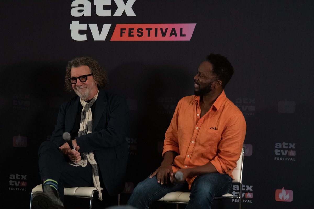 #ATX Day 3 - #From panel with @HaroldPerrineau and director #JackBender — (credit me & ATX) —