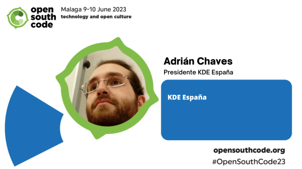Y también estará en #OpenSouthCode23 el presidente de <a href="/KDE_Espana/">KDE_España</a> Adrián Chaves.
opensouthcode.org/conferences/op…