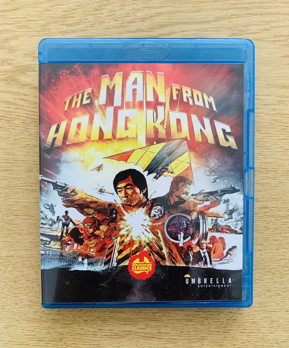 Film_lust's tweet photo. Revisiting this bonkers movie. #TheManFromHongKong #BrianTrenchardSmith @lazenbyofficial #JimmyWangYu #SammoHung #HughKeaysByrne #RogerWard https://t.co/yMVYnWsH5z