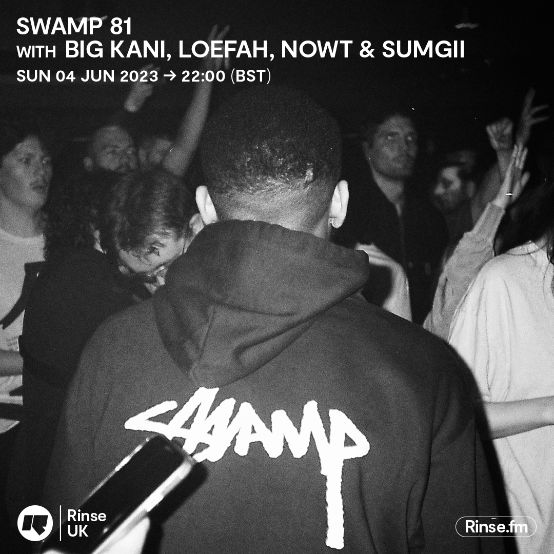 RinseFM's tweet photo. LIVE: it's @SWAMP81 with #BigKani, @loefah, #Nowt & @sumgii on https://t.co/6hLtrLYXyq + 106.8 FM
#RinseFM https://t.co/2Xebm88YL7