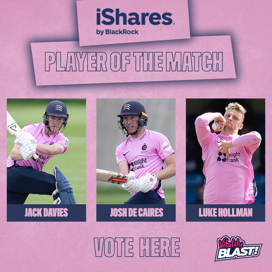 Middlesex Cricket on Twitter "📊 PLAYER OF THE MATCH It's time to