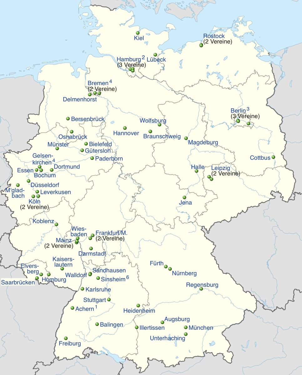 Wie da in der Mitte von Deutschland einfach so ein Loch ist in dem es keine Mannschaft in den DFB Pokal geschafft hat.