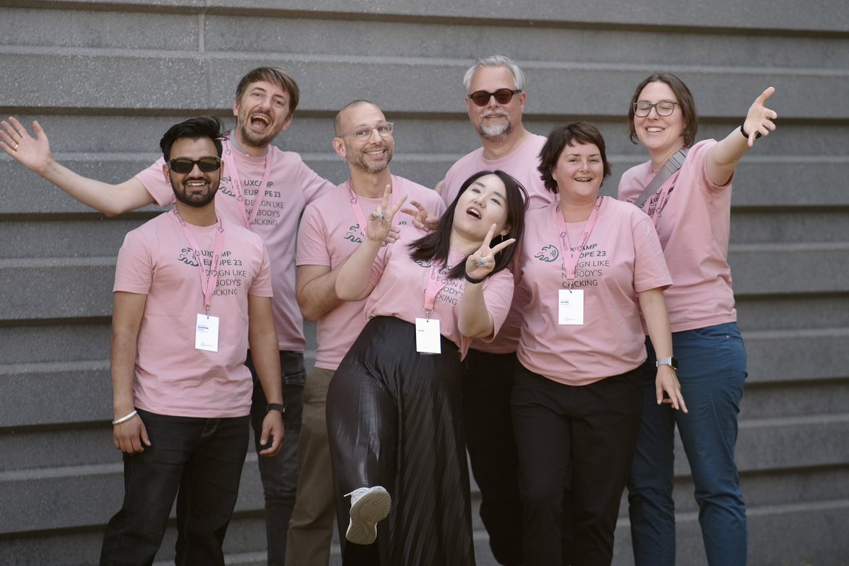 Thank you all for a magical weekend! We are happy and grateful (and spent). See you next year! :-) #uxce23