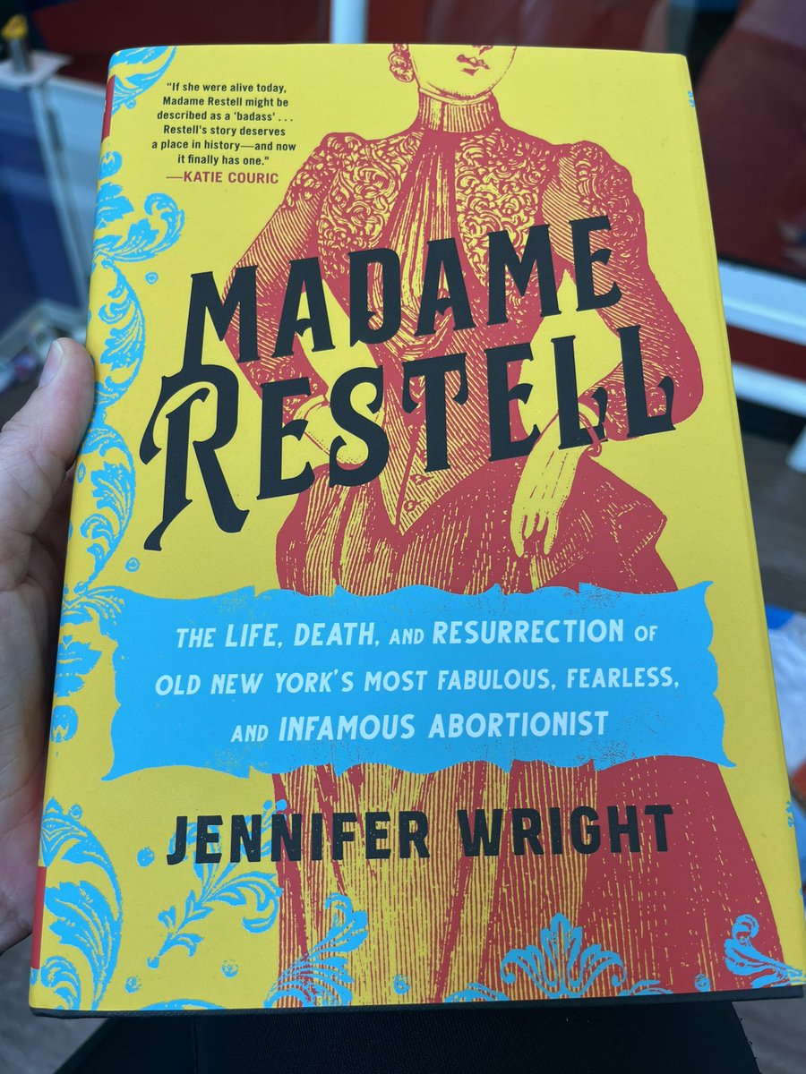 “But in much of America, the land of the free, you can be forced to give birth.” @JenAshleyWright’s book Madame Restell was a masterpiece. It’s so important for Americans to learn that abortion has ALWAYS existed in America, despite what forced birth advocates claim. 👏