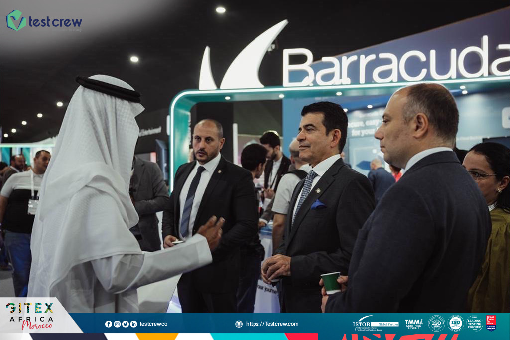 TestCrewCo's tweet photo. Delighted to welcome Dr. Salim Al-Malik, General Director of Islamic World Educational, Scientific and Cultural Organization, to our booth at Gitex Africa 2023! Highlighting TestCrew's dedication to crafting exceptional software solutions.   

#GitexAfrica #TestCrew https://t.co/uGtoa6ScRa