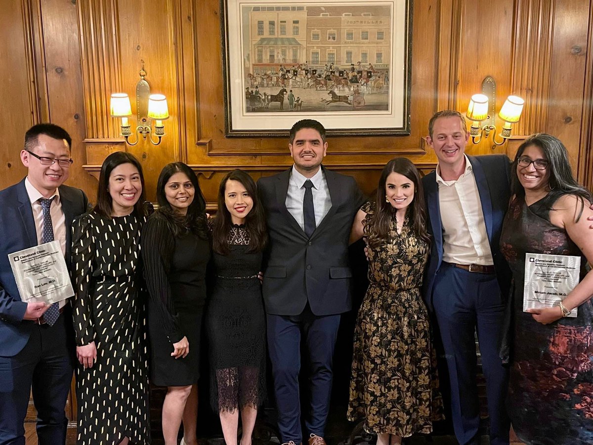 RanLeeMD's tweet photo. It was a fantastic graduation evening this past weekend for an amazing group of HF Cardiologists! @vbluml @PieterMartensMD @luishermejMD @PhooPwintNandar @nitheesha_g @ariannecca you all are inspiring individuals and I can’t wait to see what more you’ll accomplish! Congrats!! https://t.co/KXKA31edoZ