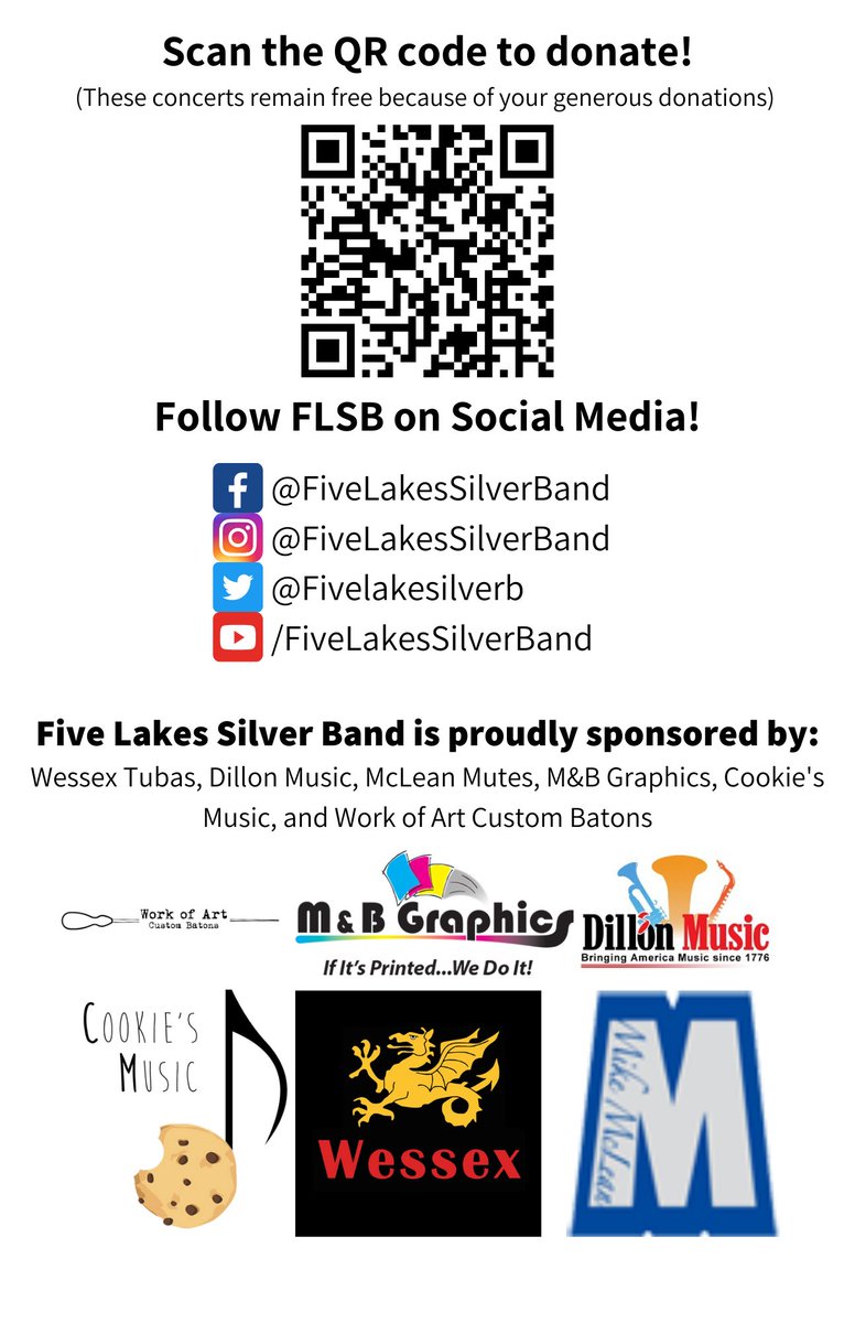 Here's the program for this evening's concert!

Are you excited? We sure are!