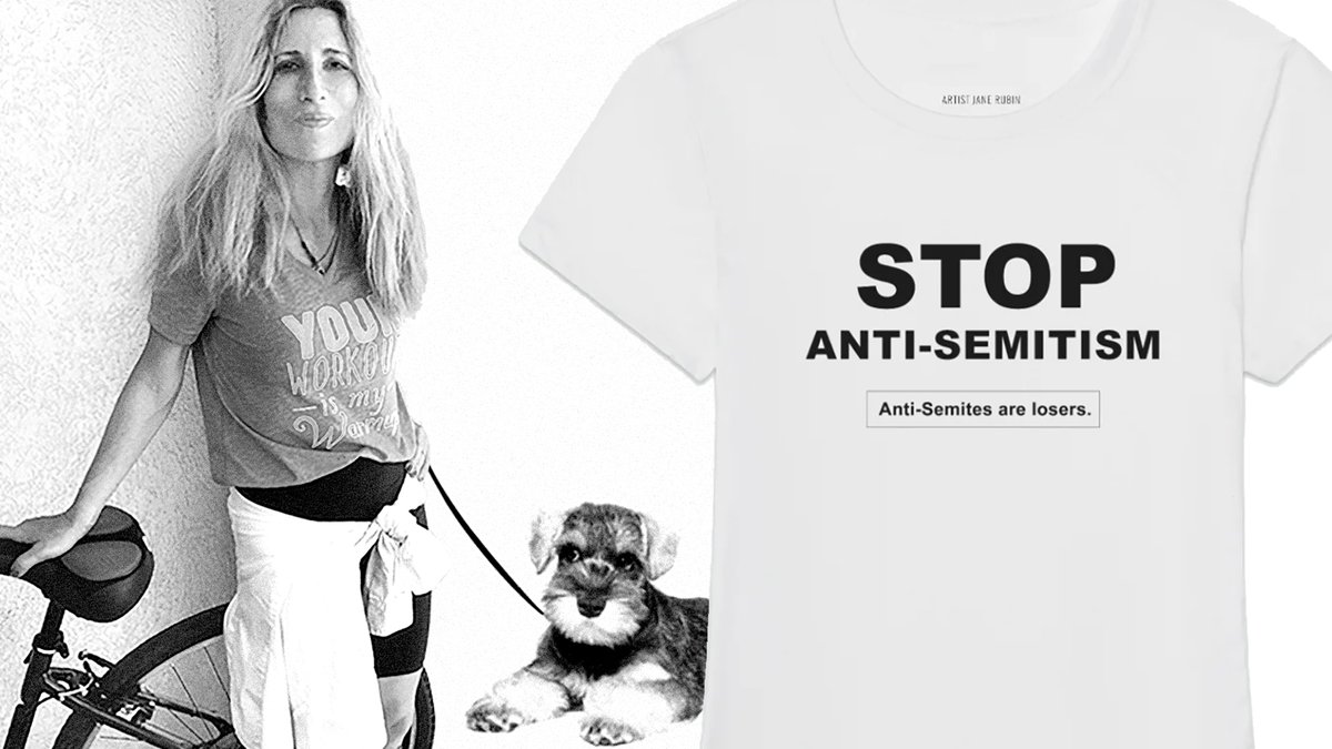 SHOP: artistjanerubin.com

#AntiSemitesAreLosers #StopAntiSemitism #JewishandProud #sundayvibes #cool #fashion
