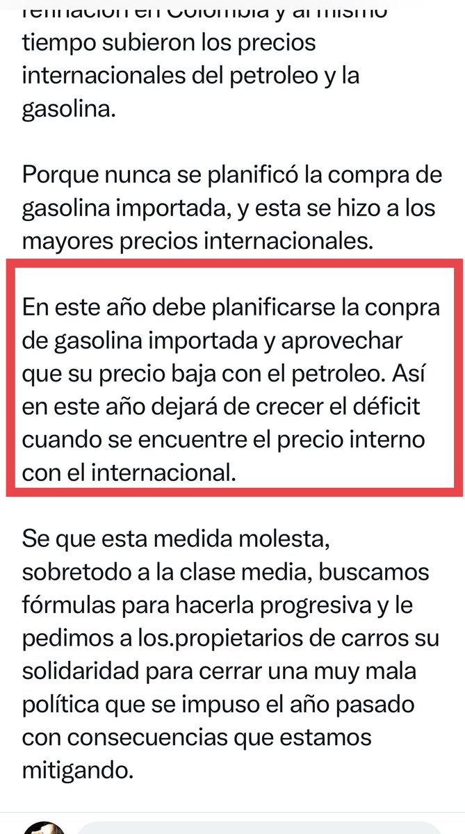 Maldita sea 🤬 ¡lean bien! Pero va uno a leer bien y eso es exactamente lo que dijo.