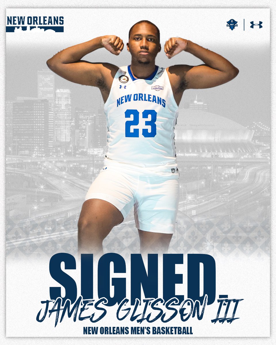 rounding out the 2023 recruiting class is JAMES GLISSON 🫡😶‍🌫️ 

welcome to the LAKEFRONT

📰unoprivateers.com/news/2023/6/4/…

#NOLAsTeam⚔️