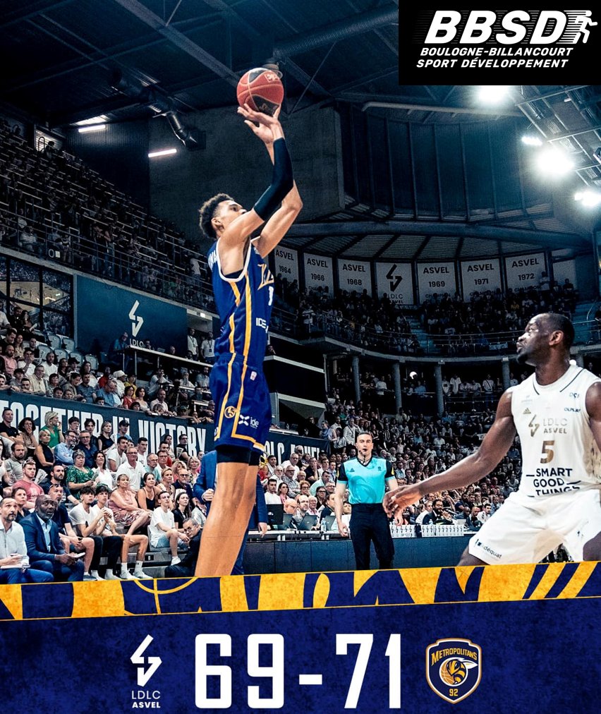 FDolbeau's tweet photo. En finale !
@Metropolitans92  Boulogne-Billancourt Sport Développement
#BoulogneBillancourt #GoMets92 #Metropolitans92 #BetclicELITE #LNB https://t.co/yhLxgseatA