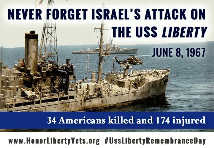 @RobertKennedyJr In 4 DAYS remember the USS Liberty!!! 😤 #NeverForget