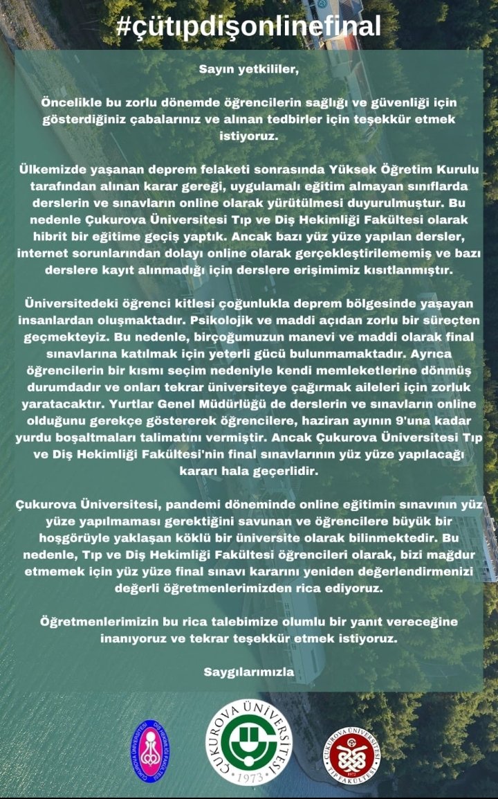 islamtomriss's tweet photo. @mkulunk @deryagmrdl @cuhabermerkezi @mkulunk #çütıpdişonlinefinal deprem bölgesi olarak ÇUKUROVA hekimleri EŞİTLİK istiyor! MAĞDURUZ online final istiyoruz!! https://t.co/Dx5eaqNSq8