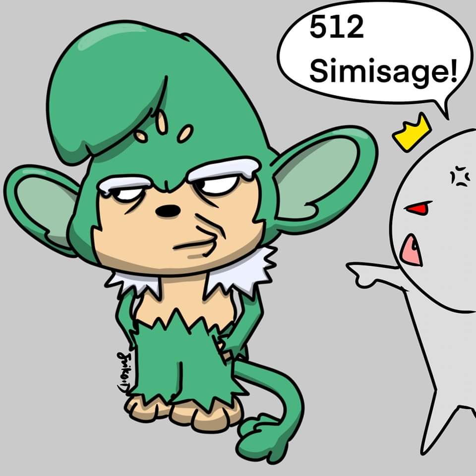 frikoid's tweet photo. 512 Simisage
Whatever~~
#WhateverSimisage #PokemonArt #Pokemon #Generation5 #PokemonDrawing #Frikoid #Simisage #TeenageAngst https://t.co/tVaztXYOmc