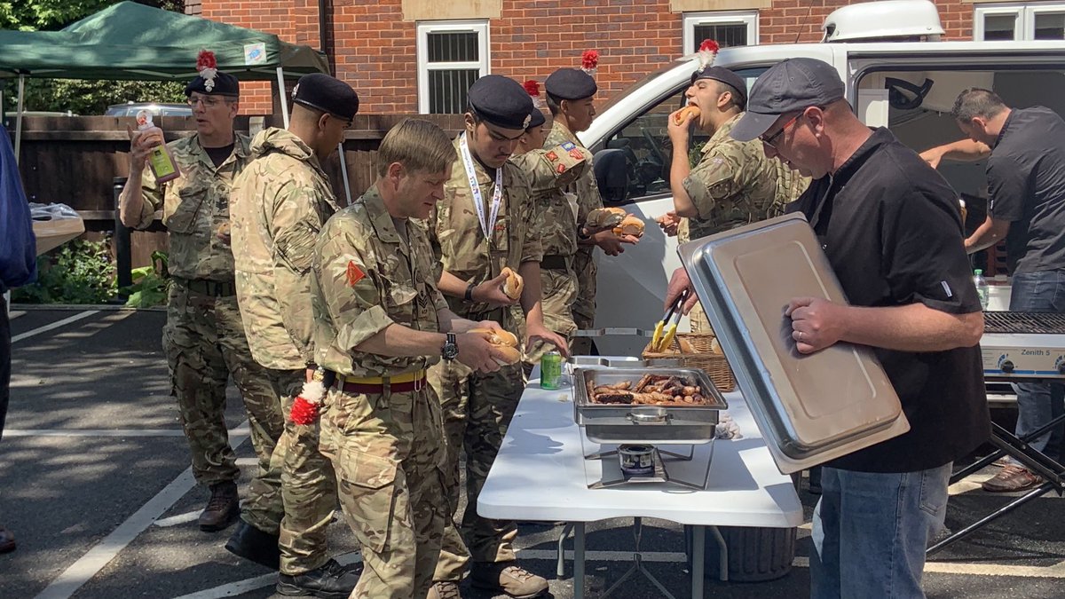 StPhilipsChCent's tweet image. Huge thanks to all our lovely friends from @WarksACF who were a massive help in making todays Fun Run possible. Top Team! ⁦@FusiliersRHQ⁩