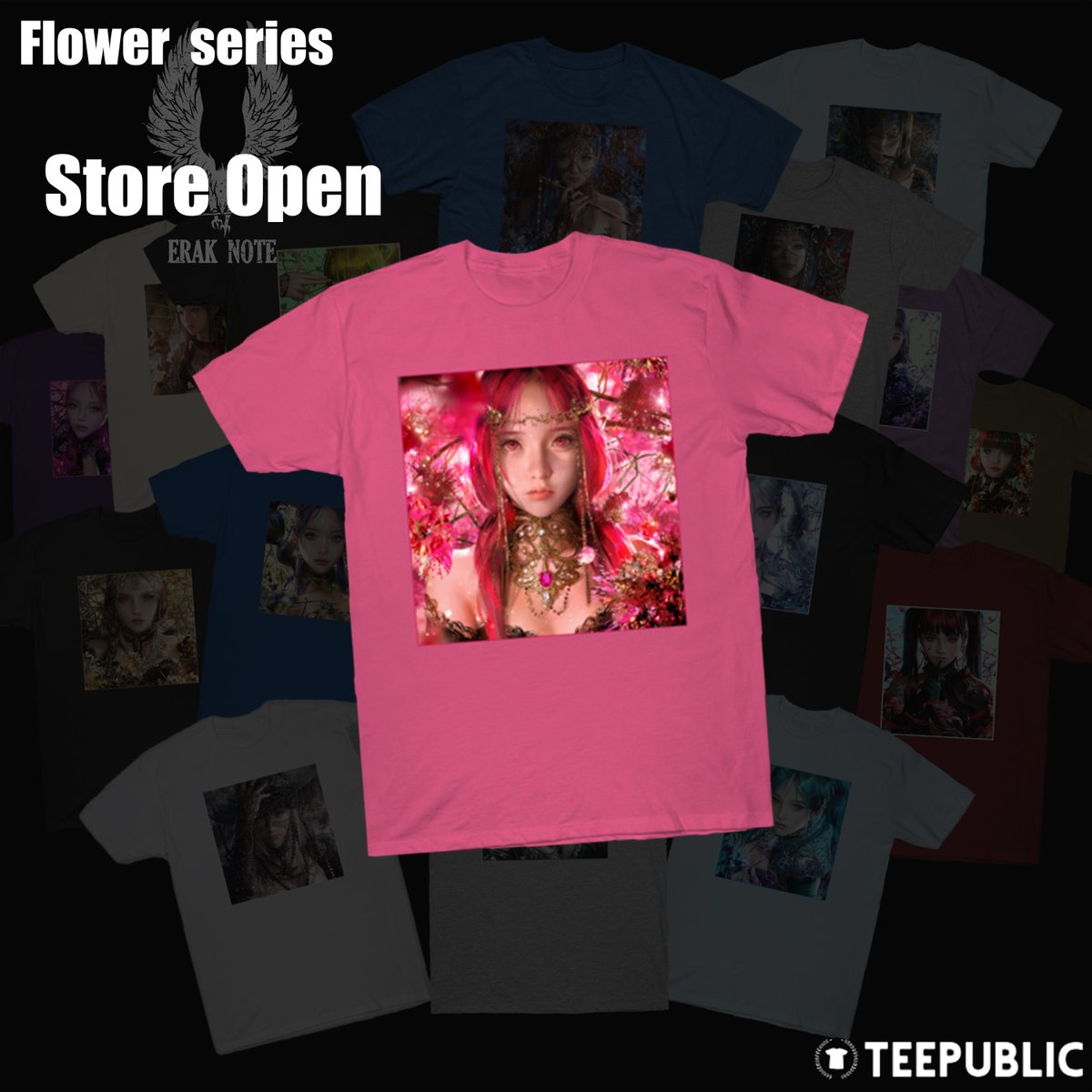 Erak_Note's tweet image. 저의 작품이 들어간 아이템샾이 오픈되었습니다.
티셔츠,폰 케이스,원본 고화질 포스터,배게,파우치,쿠션 등등 여러아이템이 있으니 많은 관심 바랍니다.
tee.pub/lic/Phc6bMCaNDg
Store opened.
I&apos;d appreciate your support.