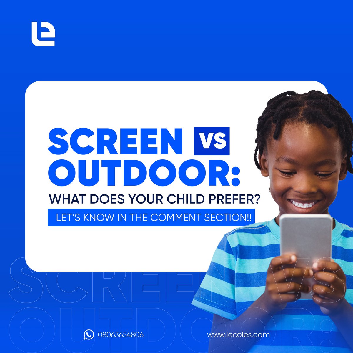 Children are uniquely inclined to different preferences.

It's best to study them and understand why they are drawn to their specific attraction.

So tell us, what works for your child? 
Screen or outdoor activity?
.
.
#BangBangCon2023 #FACupFinal #BalasoreTrainAccident