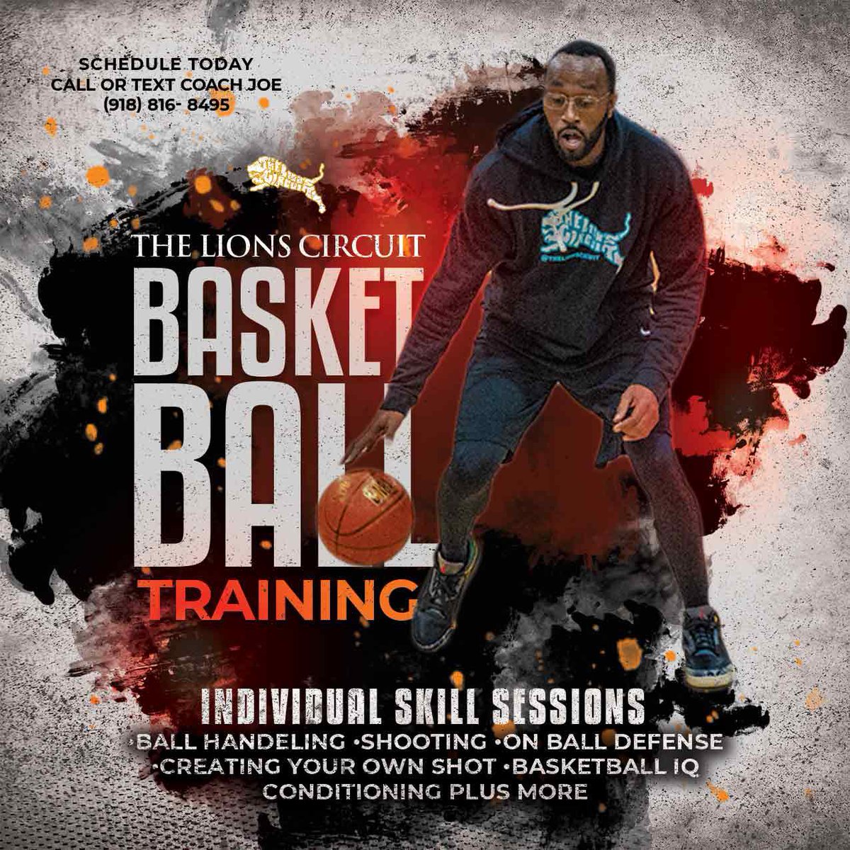 TheLionsCircuit's tweet photo. Get your sessions booked today!
Give me a call/txt @ (918)816-8495 and I’ll be sure to get with you today.
  #TheLionsCircuit #BasketballTraining #Oklahoma #DevelopedToElite #DetailedTraining #AspireToInspire https://t.co/TsMm42TTrF