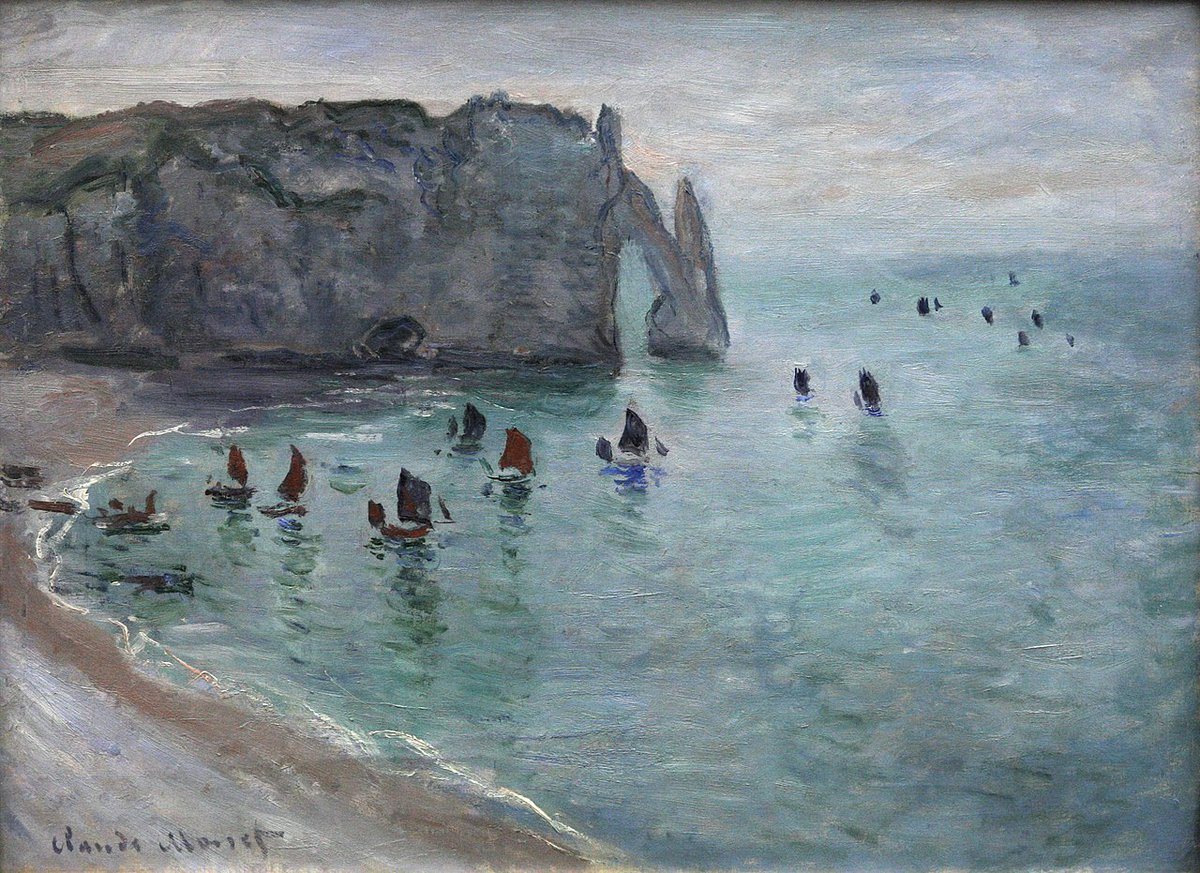 7) Les Falaises d’Etretat, oui bon là c'est juste incroyable décors de film s'il vous plaît allez voir ce lieu incroyable en Normandie (peinture de Claude Monet au passage)