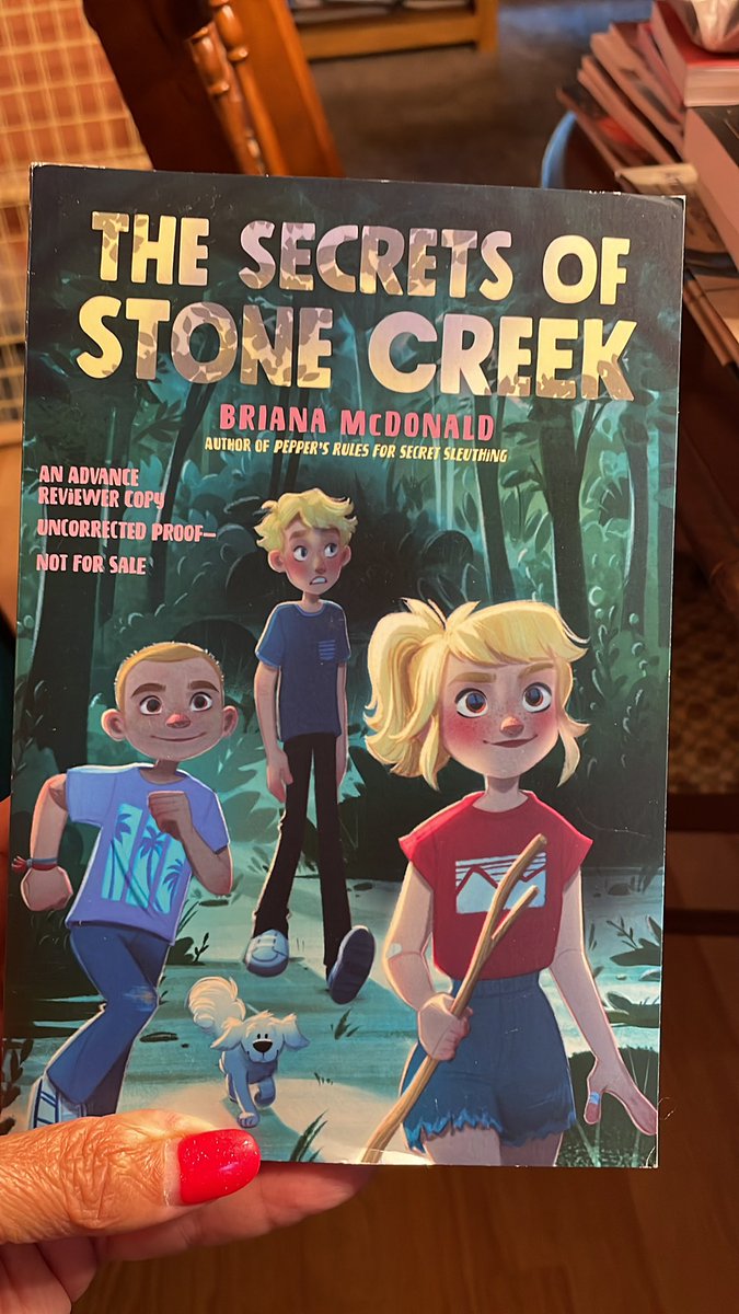 This one has been in my TBR pile way too long. I love a good mystery. #bookposse <a href="/BrianaRMcDonald/">Briana McDonald</a> <a href="/SimonKIDS/">Simon Kids</a>