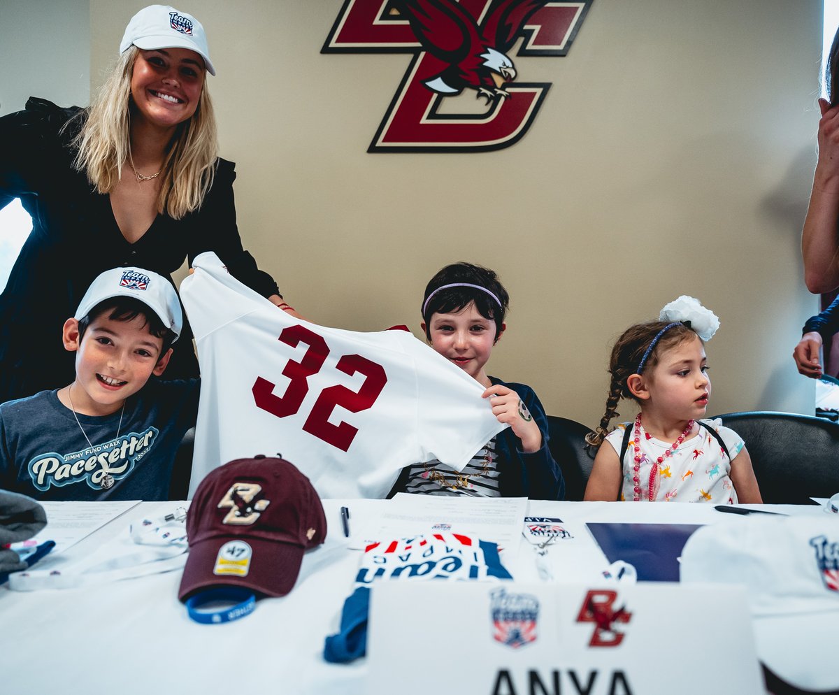 @BostonCollege was the first ever recipient of our Collegiate Community IMPACT Award. Given to a campus who exemplifies what it means to help get more kids in the game, we are thankful for their partnership and friendship we’ve built across the BC community. Go @BCEagles!