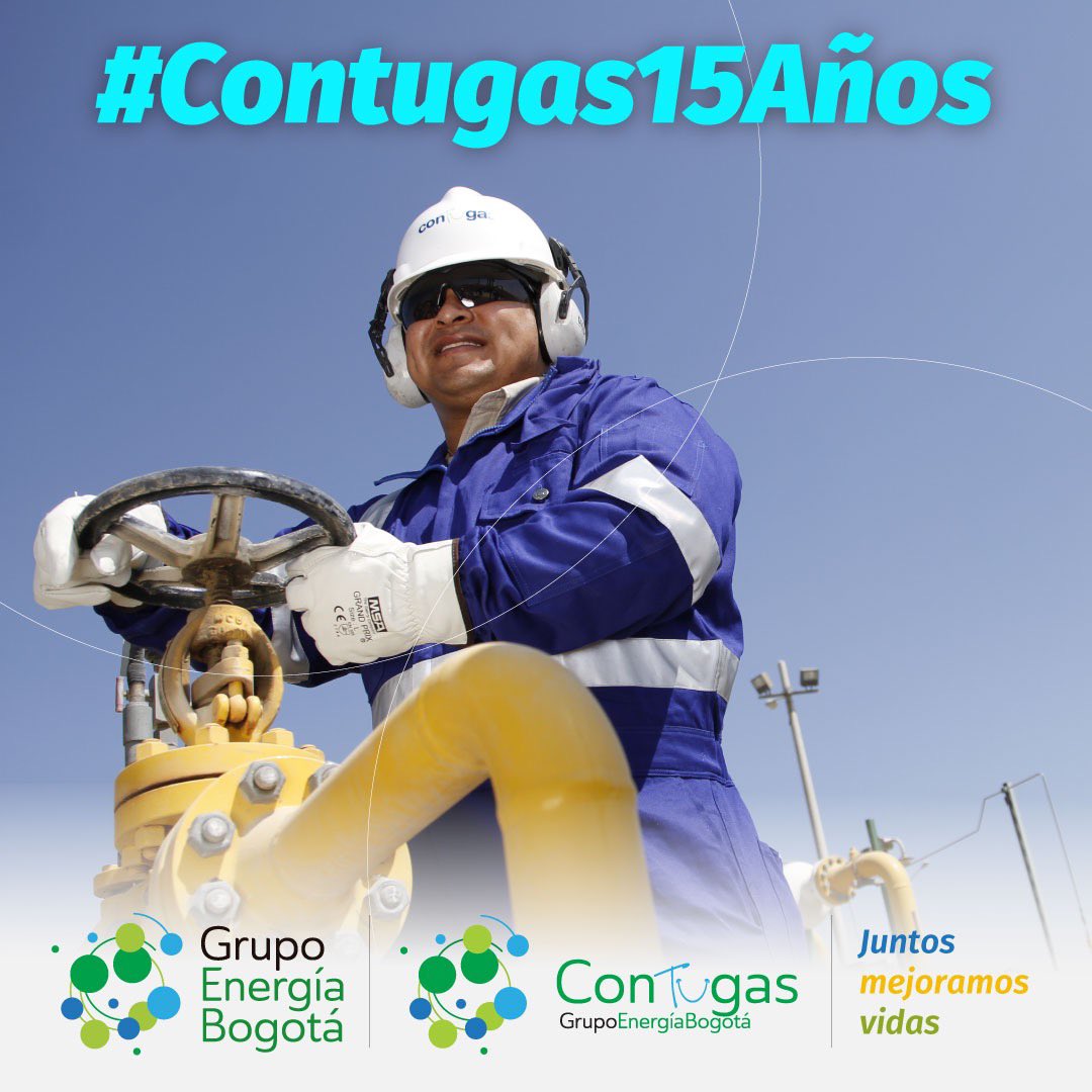 GrupoEnergiaBog's tweet photo. ¡Felices 15 años, @CONTUGAS! 🎉

Orgullosos de celebrar junto a ustedes una década y media de energía sostenible y competitiva en Chincha, Pisco, Ica, Nasca y Marcona, donde más de 70 mil hogares disfrutan del gas natural.

 #Contugas15Años #GasNaturalPerú 🇵🇪 https://t.co/V8SfCWrM3g