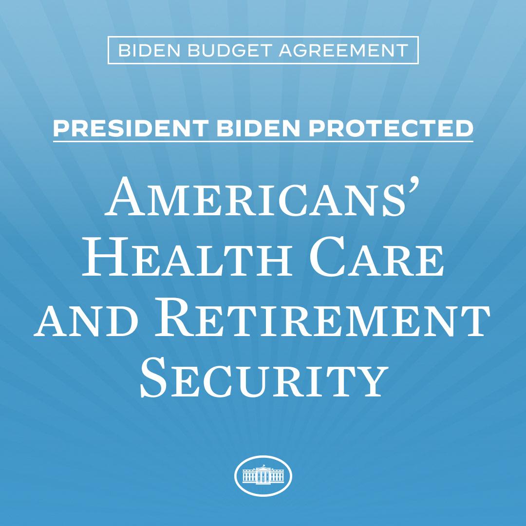 The bipartisan budget agreement protects Social Security, Medicare, Medicaid, and the Affordable Care Act – and rejects proposals that would have put Medicaid coverage at risk for 21 million Americans.