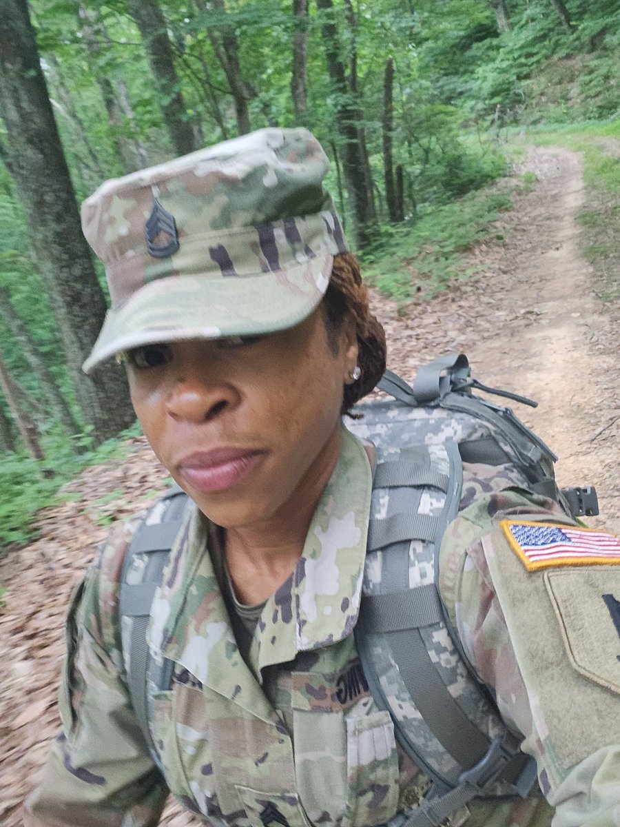 10 mile hike up a mountain  this morning. I really think my soldiers trying to make me work today!. #Army #physicalfitness #healthandwellness #USARMY #leadershipmindset #FirstSergeant